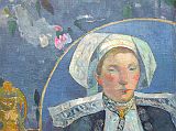 Paris Musee D'Orsay Paul Gauguin 1889 La Belle Angele 